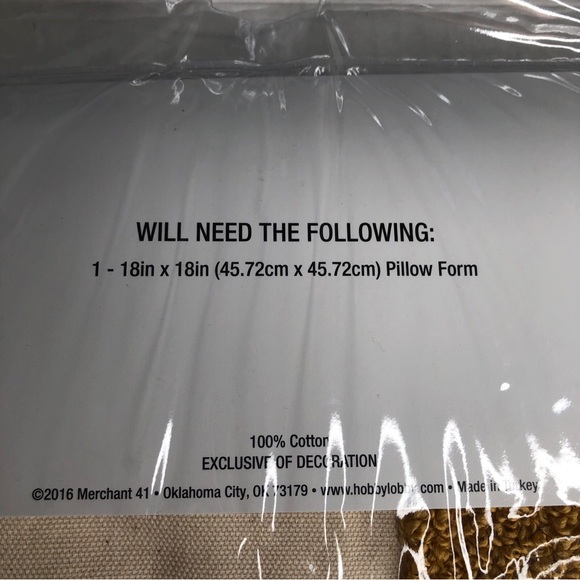 merchant 41 pillow cover HOME Pride Rainbow Canvas Punch Embroidery NIP - Picture 5 of 6